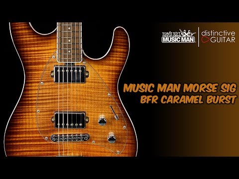 Ernie Ball Music Man Steve Morse LIMITED BFR Caramel Burst Flame #9 / 35 image 14