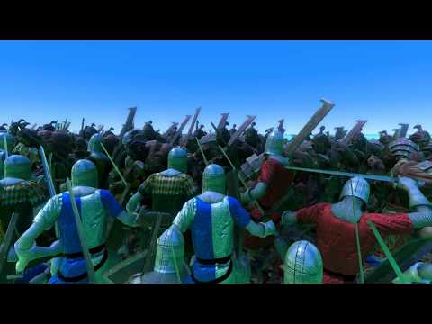 Fight 5 army 10000 zombies vs 4000 spartans vs 10000 orcs vs 10000  dwarfs vs 10000 footman