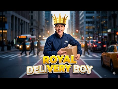 Royal Delivery Boy  #india #viral