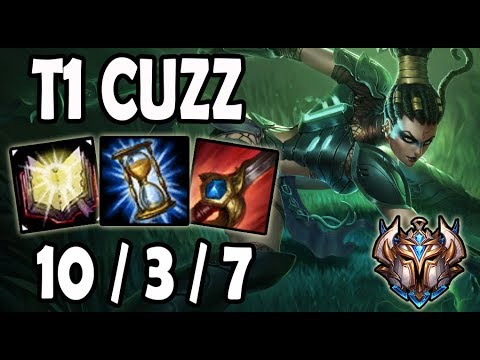 NIDALEE vs LEE SIN Jungle [ T1 Cuzz ] Lol Challenger Korea