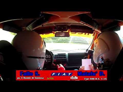 Ronde di Gioiosa Marea 2017 CameraCar Fallo S. Matafù D. Fiat 500 R.S. 1.15 ps3