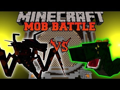 EPIC Minecraft Mob Battle: Jumpy Bug vs. Basilisk!