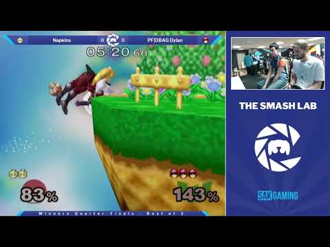 The Smash Lab 98 Winners Quarters - Napkins (Peach) vs PF|DBAG Dylan (Captain Falcon)