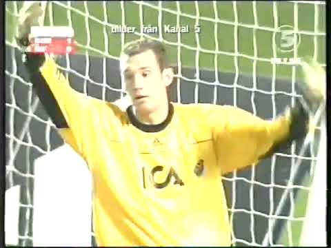 Sammandrag från TV4: Bordeaux - Djurgården 2-1 (Uefacupen 2002/03 - Omgång 2, match 2)