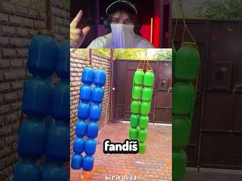 MODRÁ vs ZELENÁ Voda... #shorts