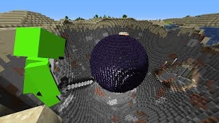 Minecraft, But A Black Hole Grows Every Second...