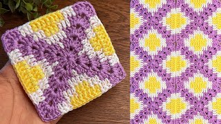 How to crochet granny square pattern for beginners
