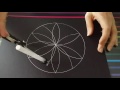 How to draw a flower of life mandala | Full video