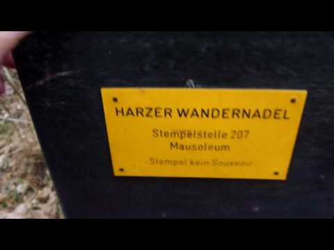 Stempelstelle 207 Mausoleum- Harzer Wandernadel