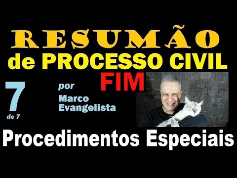 RESUMÃO de Processo Civil #7 [Fim] - Procedimentos Especiais