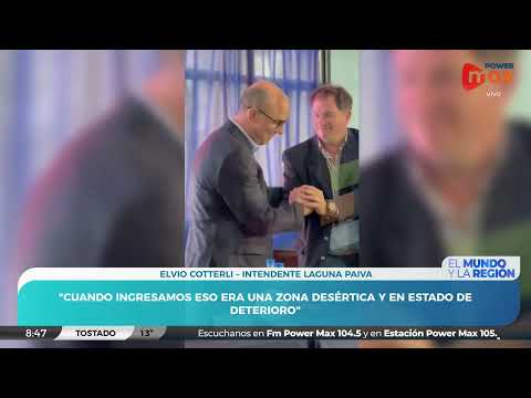 Directrices de planeamiento y actualidad política | Elvio Cotterli - Intendente de Laguna Paiva