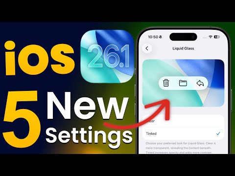 5 New iOS 26.1 Settings You Should Change Right Now! - Must Try iOS 26.1 Settings on Your iPhone