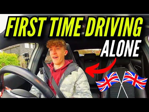 FIRST TIME DRIVING ALONE IN THE UK!
