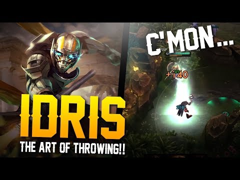 Vainglory - Road to Vainglorious [Gold]: THE ART OF THROWING!! Idris |CP| Lane Gameplay