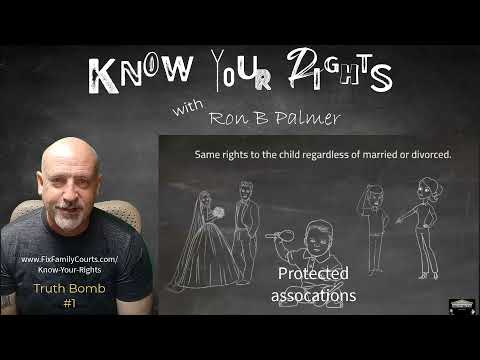 Information you need to protect your rights in family court - Truth Bomb 1 by Ron B Palmer