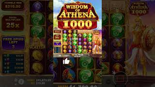 Wisdom of Athena 1000 slot Big Win! 🦜 #slot #bigwin #gambling