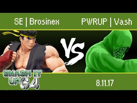 SE | Brosinex (Ryu) vs PWRUP | Vash (LittleMac) - SIU 64 - Wii U