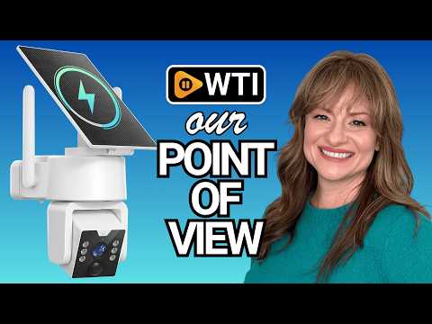 4MP Outdoor Security Cameras Solar Powered 360°PTZ - WTI product video review