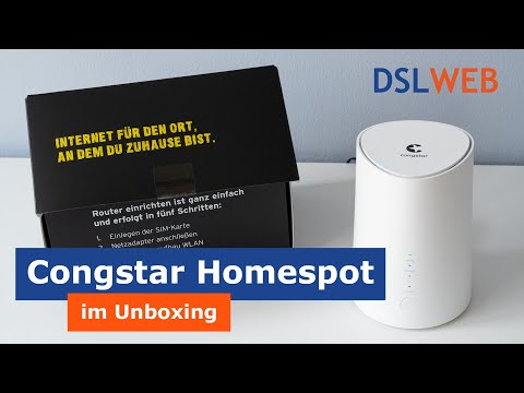Congstar Homespot im Unboxing