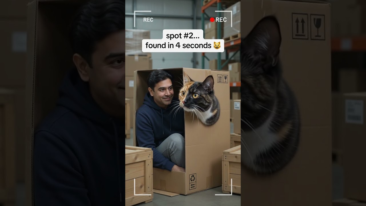 I Hid From My Cat for $10,000. Biscuit Found Me in 4 Seconds (Then Launched Me). 🐱💸🌀