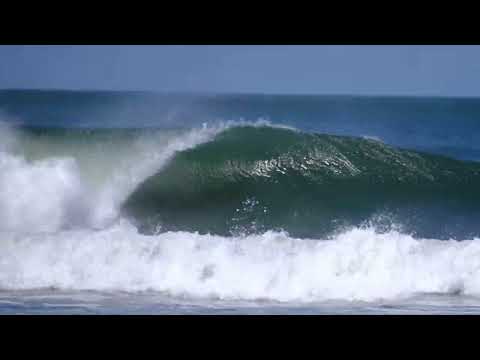Drone and surf footage at Boom