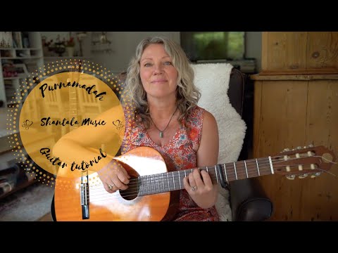 Purnamadah - Shantala Music Gitarren Cover / Tutorial mit Akkorden & Text/ Mantra/ 432 Hz