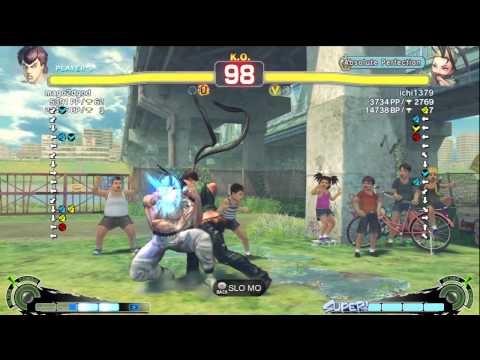 Mago (Fei Long) vs ichi1379 (Ibuki) - AE2012 Ranked Match *720p HD*
