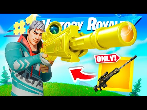 The SNIPER *ONLY* CHALLENGE in Fortnite Season 2!