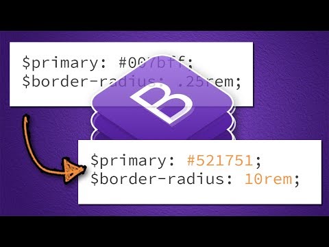 Bootstrap 4 Theme Customization (with Sass) | BOOTSTRAP 4 TUTORIAL