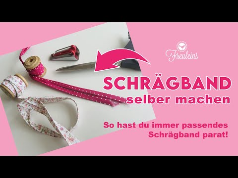 Make your own bias tape - 1.70m from 26x26cm fabric