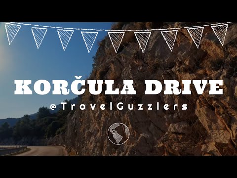 ◆◈◇ Drive Through Korčula Island, Croatia ◇◈◆ | Mediterranean Coastal Road Trip