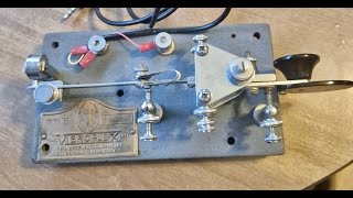 Disassembly and deep cleaning a 1957 Vibroplex Champion Bug.