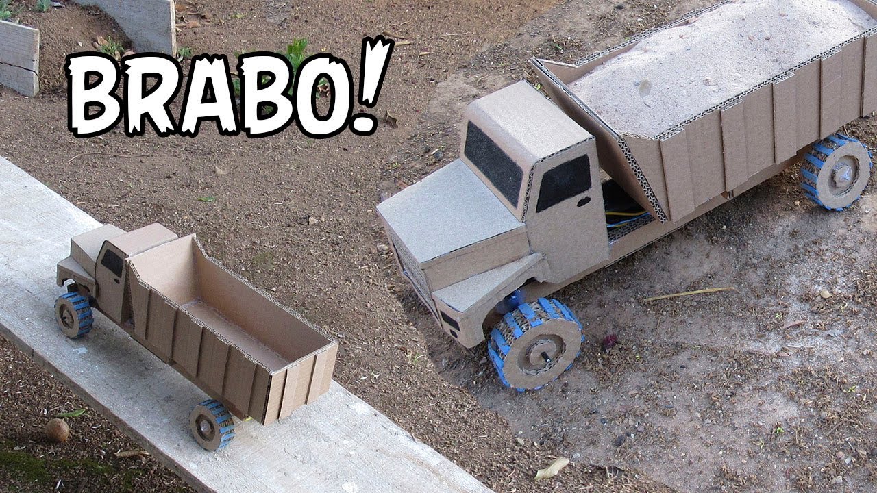 FAÇA SEU MINI CAMINHÃO DE PAPELÃO