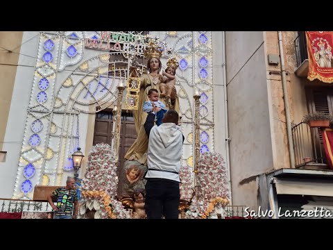 (PALERMO) - PROCESSIONE DI MARIA SS. DELLA MERCEDE - PIAZZA SANT'ANNA AI LATTARINI (29/09/2024)