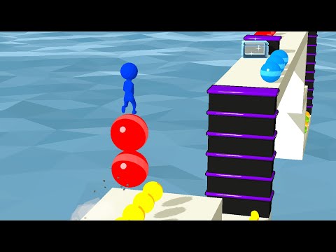 Stack Rider - Balls Gameplay All Levels Android,ios ( Levels 234 - 247 )