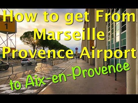 A maneira mais rápida, barata e fácil de ir do Aeroporto de Marselha-Provença para Aix-en-Provence