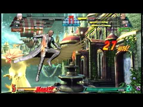 Marvel Vs Capcom 3 Xbox Live Player Match vs WolfLarsen