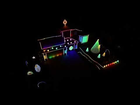 Richins Christmas Lights 2017 - Toy Sack Drone footage