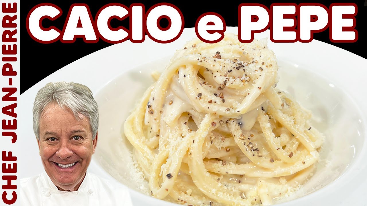 Traditional Cacio e Pepe Recipe! | Chef Jean-Pierre