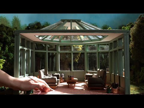 How to make a miniature conservatory, from scratch