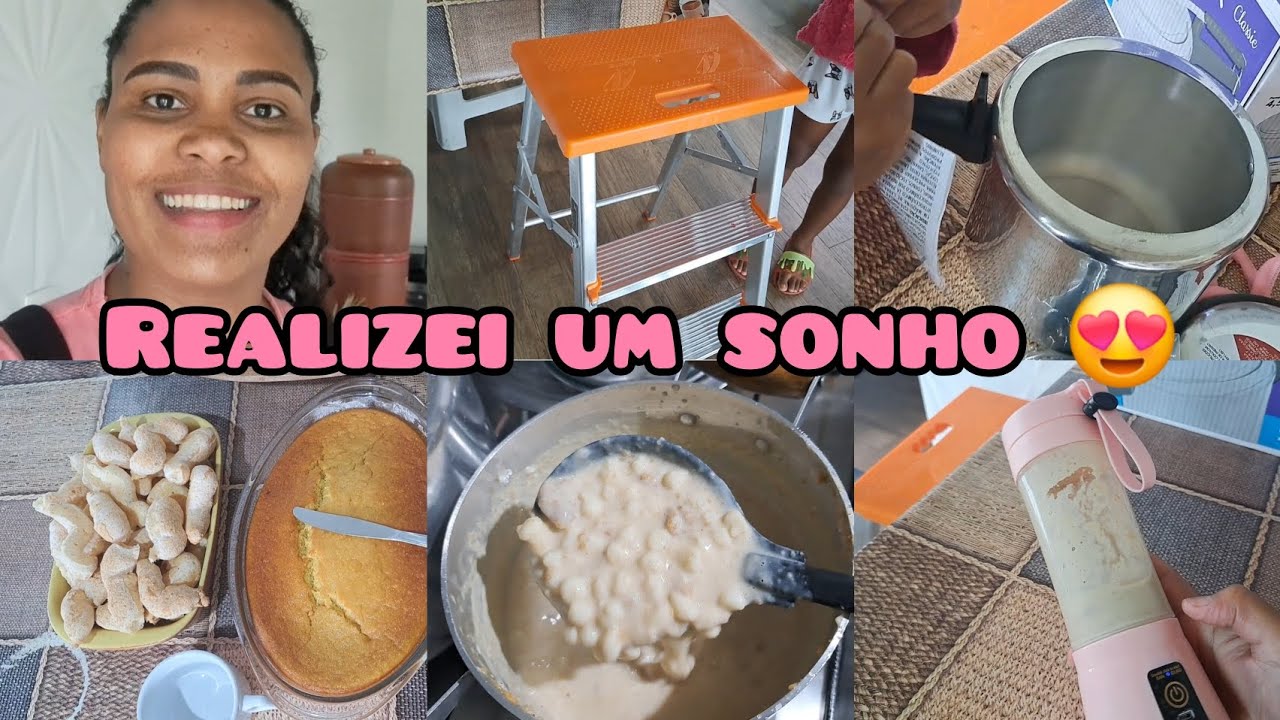 REALIZEI MAIS UM SONHO 🙏🏽🥹💘 COMPRINHAS PARA O LAR// FIZ CANJICÃO +...