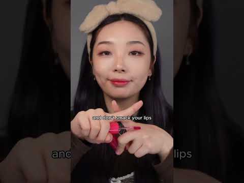 how to apply your lip tint so it lasts longer I PERIPERA GLOWY LIP TINTS #shorts