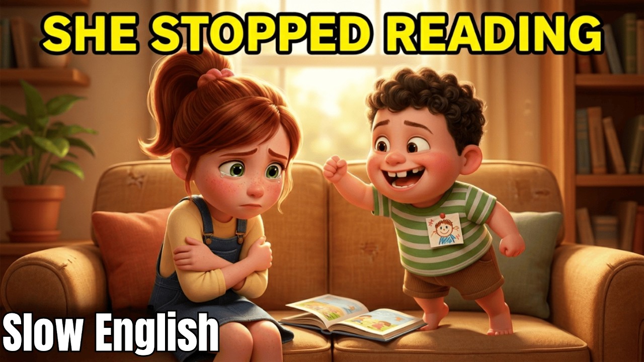Emma Stopped Reading After Everyone Laughed 😢 | Slow English for Beginners A1–A2