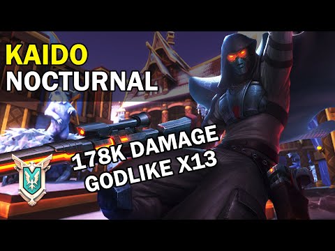 178K Damage Kaidø Strix Paladins Competitive (Master) NOCTURNAL - Godlike X13