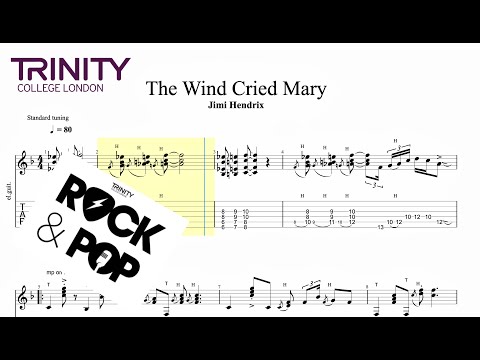 The Wind Cried Mary Trinity Grade 6 Guitar
