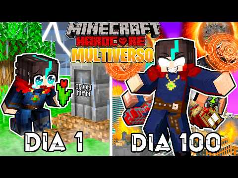 🟥SOBREVIVÍ 100 DÍAS en el MULTIVERSO en Minecraft HARDCORE! - Misaki Gamer