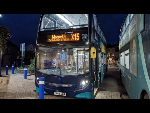 Night Journey | Route X15: 7556/SN15LLG - ADL Enviro 400/Dennis Trident 2