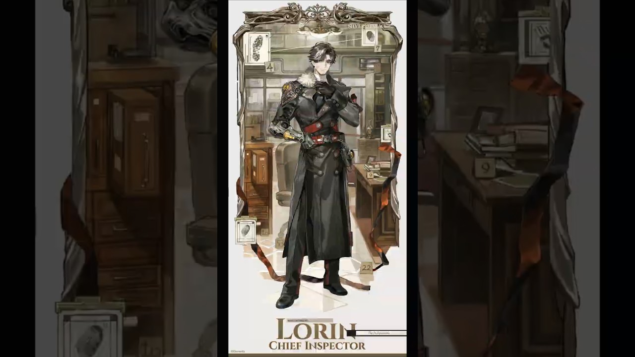 Character title page for Lorin, Chief Inspector, published on the official Silver Palace channel on 2 August 2026