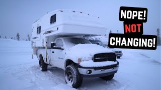 It's Just "BETTER" This Way! BIG Cozy Truck Camper Ski Lodge