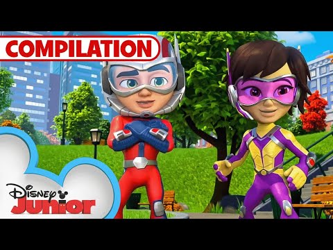 Ant-Man and the Wasp Best Moments! 🐜🐝 | Marvel's Spidey and his Amazing Friends | @disneyjr​